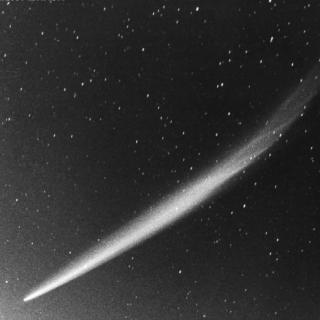 Imagen del cometa Ikeya-Seki en 1965. Crédito: James W. Young (TMO/JPL/NASA). Imagen del cometa Ikeya-Seki en 1965. Crédito: James W. Young (TMO/JPL/NASA).
