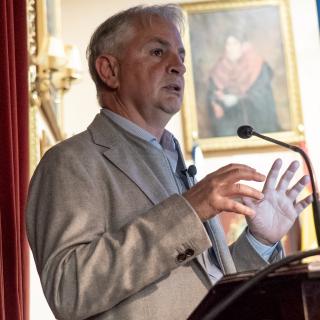Jose Manuel Rodríguez Ramos durante su intervención en la RSEAPT.
