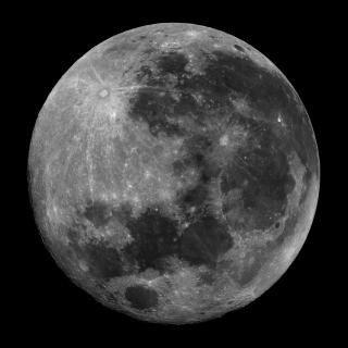 Luna llena en filtro IR