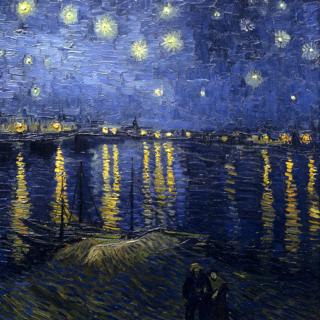 “Noche estrellada sobre el Ródano” (1888) de Van Gogh, donde encontramos representada una de las constelaciones más famosas del cielo boreal, la Osa Mayor. Crédito: Musée d’Orsay Cuadro de Van Gogh Noche estrellada sobre el Ródano