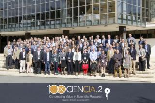 Representatives of the Severo Ochoa centres and the María de Maeztu units. Credit: Instituto de Neurociencias de Alicante (IN, SOMMa). Representatives of the Severo Ochoa centres and the María de Maeztu units. Credit: Instituto de Neurociencias de Alicante (IN, SOMMa).