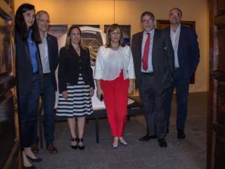 De izq. a dcha. Myriam Bovéda, Romano Corradi, Rosa Dávila, Nieves Lady Barreto, Anatolio Alonso Pardo y Anselmo Pestana. Crédito: Iván Jiménez