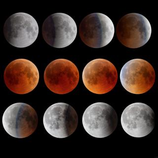 Eclipse 2018 Fases del eclipse total de Luna en julio de 2018