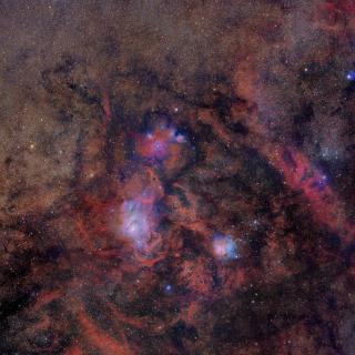 Nebulosas Laguna, Trífida y otras Nebulosas Laguna, Trífida y otras