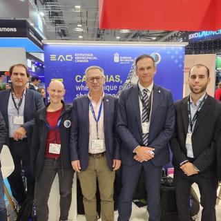 El equipo de SPACE-Lab (Satellite Payloads for Astrophysics, Communications and Earth Observation) y LAOS (Laboratory of Advanced Optical Systems) presenta sus proyectos en la feria Space Tech Expo Europe.
