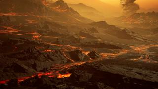 Surface of Gliese 486 b Artistic impression of the surface of Gliese 486 b. Credit: RenderArea.