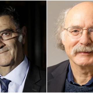 Serge Haroche, Premio Nobel de Física en 2012, y F. Duncan Haldane, Premio Nobel de Física en 2016