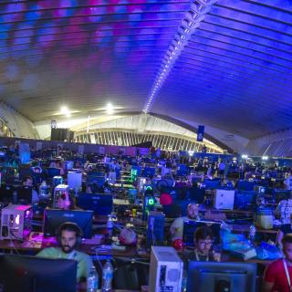 Imagen de la zona LAN de TLP Tenerife, el evento que reúne a más de 50.000 personas en el Recinto Ferial / TLP Tenerife