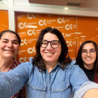 Begoña García Lorenzo, Verónica Martín y Silvia Granja en el programa / IAC