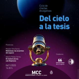 Cartel de la nueva edición Del cielo a la tesis