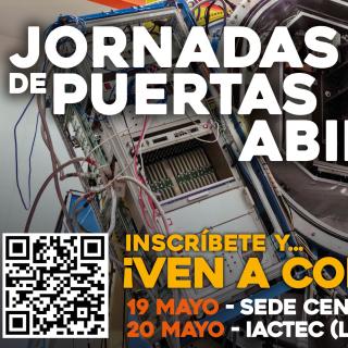 Poster of the Open Days at the IAC and IACTEC Headquarters for Open Government Week 2025 Poster of the Open Days at the IAC and IACTEC Headquarters for Open Government Week 2025
