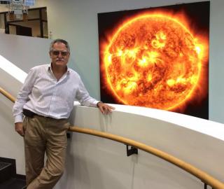 Javier Trujillo Bueno during an international congress at the Max Planck Institute for Solar Physics, in Gottingen (Germany). Javier Trujillo Bueno during an international congress at the Max Planck Institute for Solar Physics, in Gottingen (Germany).