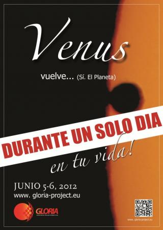 Póster del evento de GLORIA. 8186