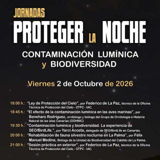 Jornadas 'Proteger la Noche. Contaminación lumínica y biodiversidad'