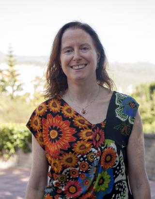 Elizabeth Ferrara at the Instituto de Astrofísica de Canarias (IAC) headquarters. Credits: Inés Bonet, UC3/IAC