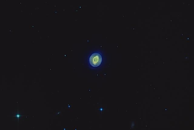 Imagen de la Nebulosa Fantasma de Júpiter (NGC 3242) obtenida con el Two-meter Twin Telescope 3 (TTT3) 
