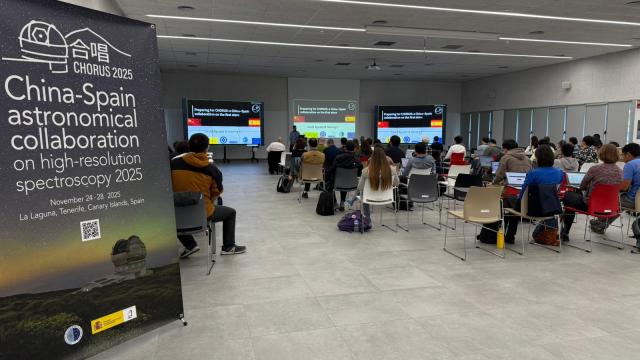 Aula conferencia “China–Spain Astronomical Collaboration on High-Resolution Spectroscopy 2025”.